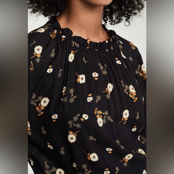 Velvet by Graham & Spencer Leslie Floral Smocked Waist Dress Sz XS - Picture 7 of 8